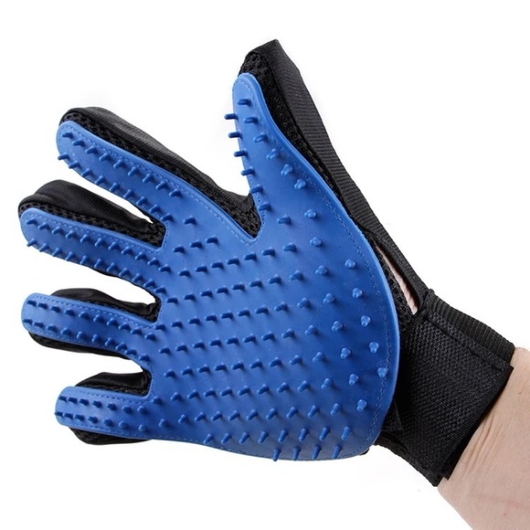 Silicone Pet Bath Glove - BLUE - Picture 2 of 4